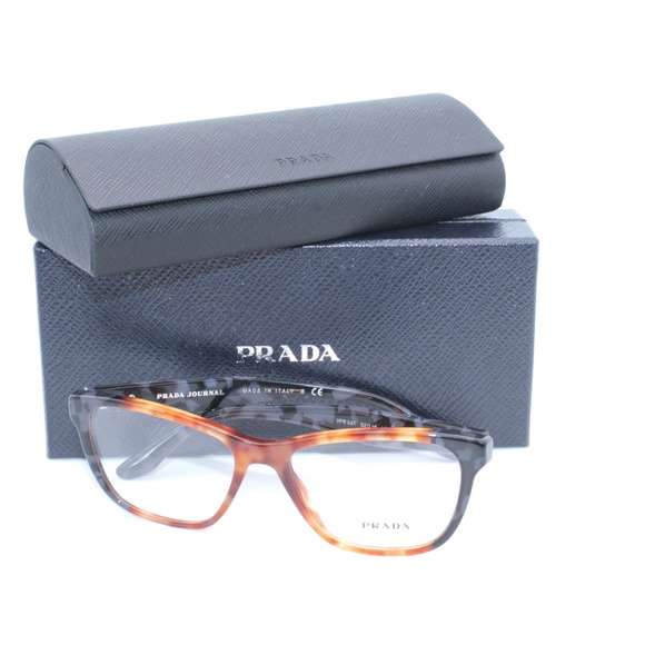 Prada Journal VPR04T 52.16 U6L-101 140 Havana Gray - Picture 7 of 7